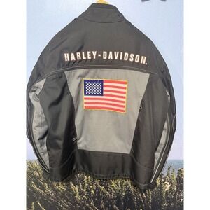 Harley-Davidson Classic Cruiser Mesh Riding Jacket 98267-08VM Dual Jacket Large